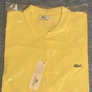 Brand New Yellow Lacoste Polo